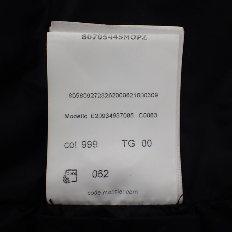 MONCLER  E20934937085_C0063 Down jacket black Nylon Women