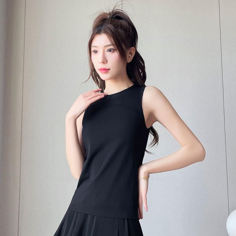 Womens Badminton Tennis Sportswear Set Sleeveless Top Skirt Fitness Running