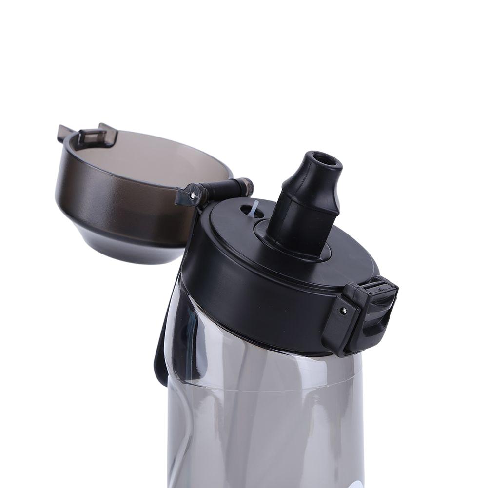 650ML Gym Fitness Bottle Portable Flavored Outdoor Sport Water Bottle Drink More Water Reusable Cup for Outdoor School Office