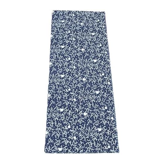 Moda de la Casa Tenugui Japanese Towel, Full Print Hamachidori Pattern, Approx. 33cm x 90cm, 100% Cotton, Made in Japan, Pigment Print