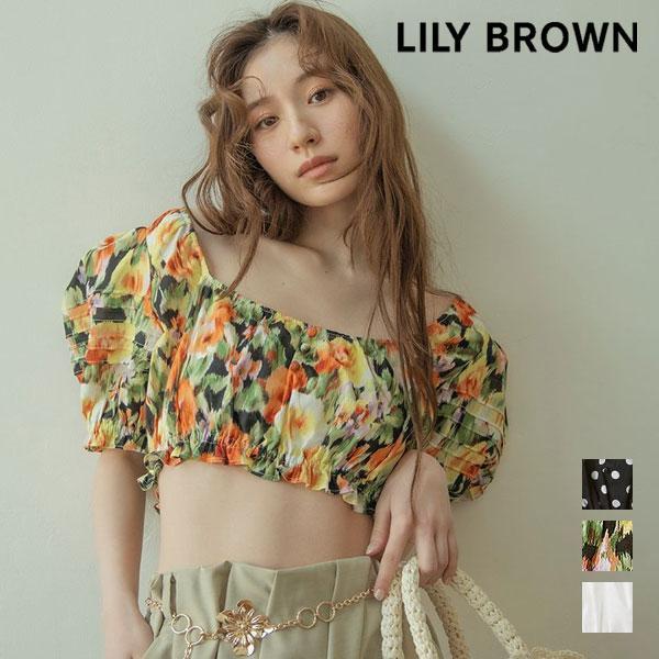 LILY BROWN Tops 26 Spring/Summer Cotton Puff Sleeve Blouse Reserved from early June to late June Short sleeve
