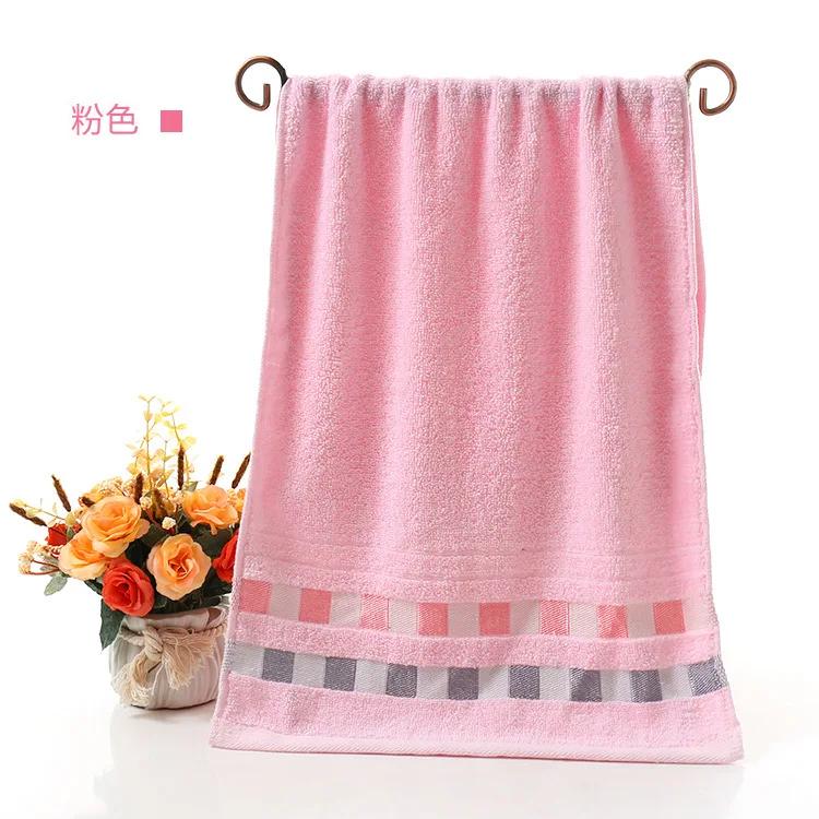 77X33cm Reusable Bath Towels 100% Cotton Towel Avaliable Cotton Fiber Natural Eco-friendly Embroidered Bath Towel Bathroom Decor
