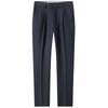 MONTAGUT Men's Subtle Check Stretch Dress Trousers