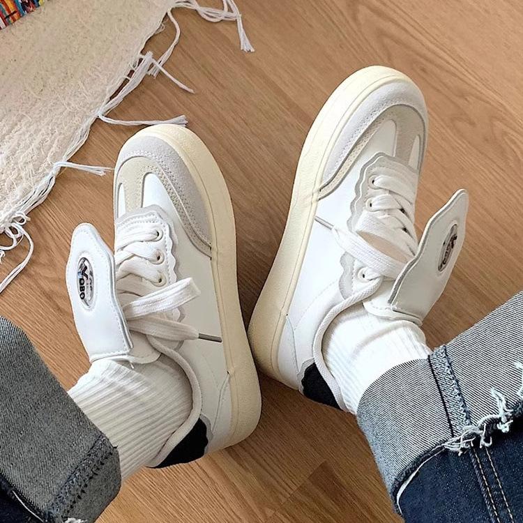 Stříbrné německé tréninkové boty dámské 2025 léto nové niche designový smysl retro platforma sportovní ležérní boty prodyšné plátěnky