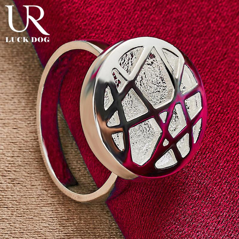 925 Sterling Silver Round Interwoven Ring Fashionable Wedding Jewelry
