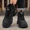 Men's Boots Autumn and Winter High Top Casual Boots Fashion Anti Slip Soft Soled Outdoor Workwear Boots Youth Motorcycle Boots