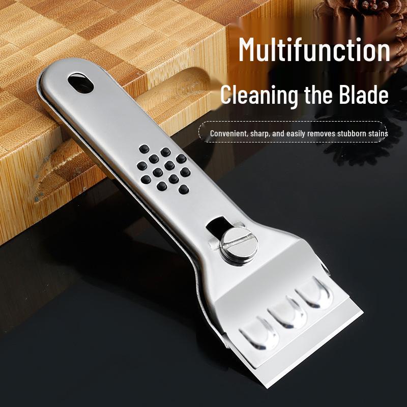Multifunctional Stainless Steel Scraper for Kitchen, Tile, Wall & Floor Cleaning