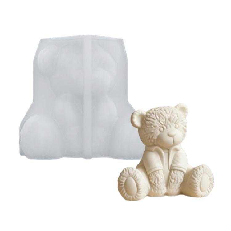 Heat Resistant Silicone Bear Mould Flexible Reusable Designs For Jewelry Soap Candle Crafting Projects 1