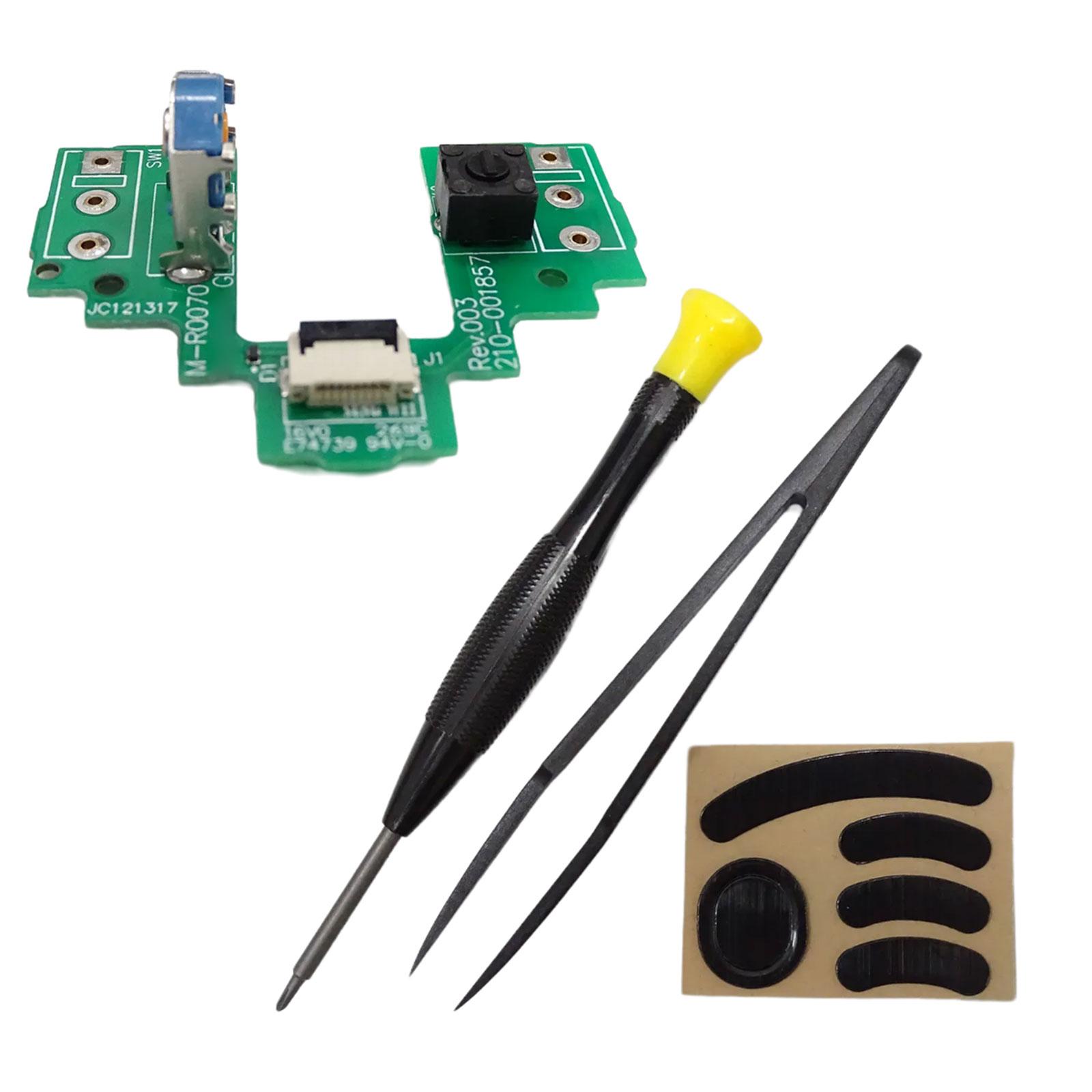 

Плата гарячої заміни Плата кнопок для G Pro Wireless Mouse WeldingFree Motherboards Викрутка Пінцет Миша Ковзани A