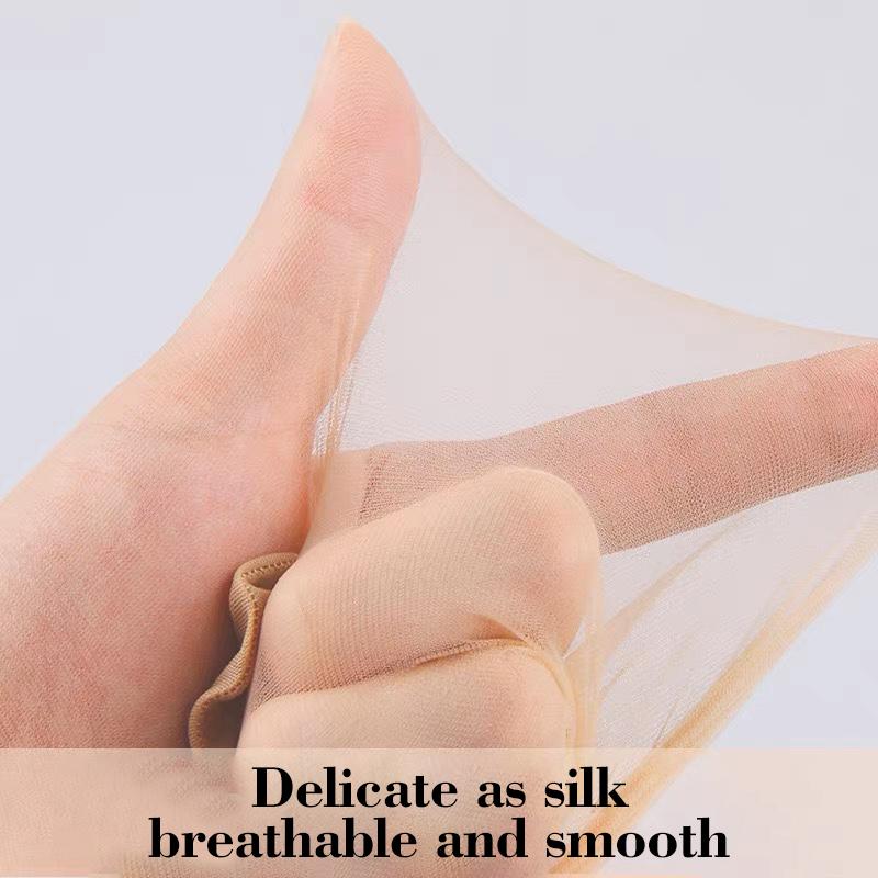 20-100Pcs Summer Socks Skin Color Transparent Ultrathin Women Crystal Silk Socks Nylon Ladies Female Summer Short Ankle Meias