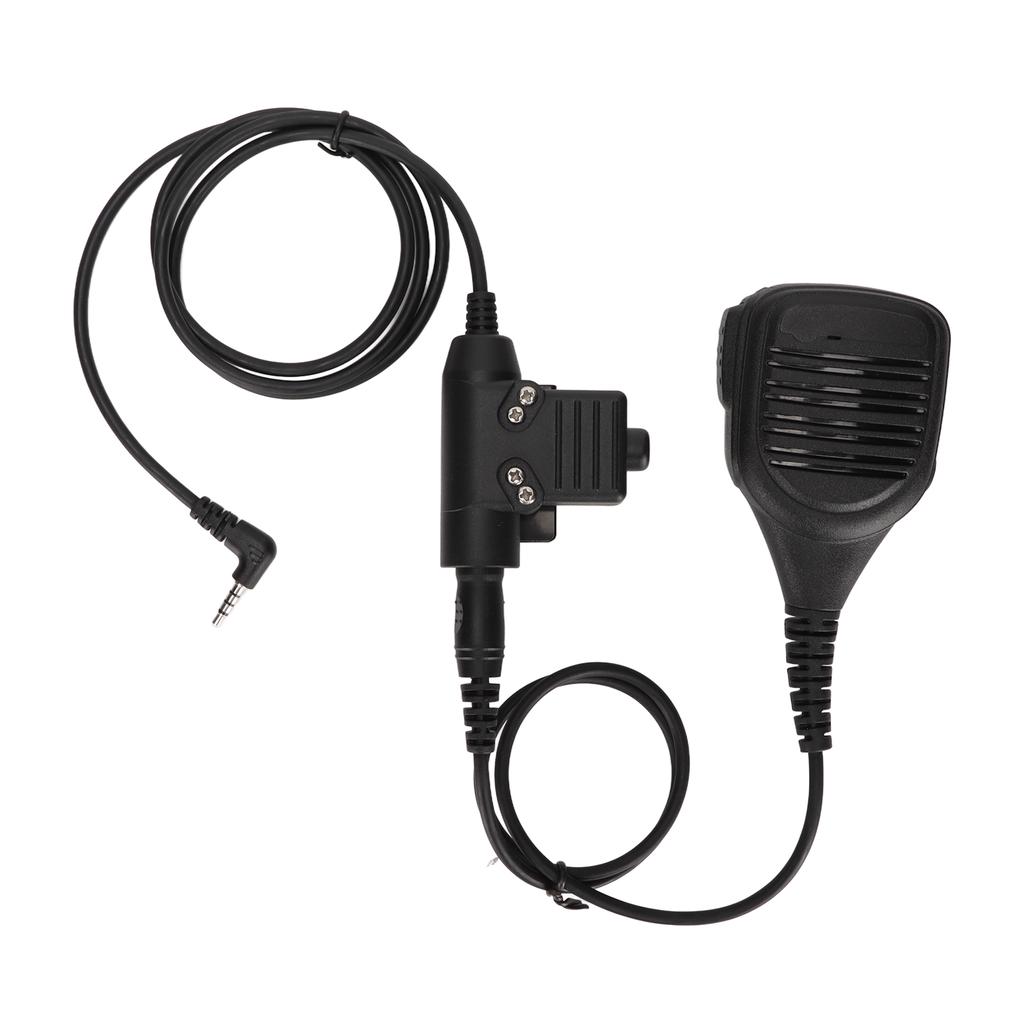 7.1mm Shoulder Microphone Two Way Radio Speaker Mic with U94 PTT for Xiaomi 1S2S Intercom