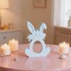Non-stick Easter Rabbit Molds Heat Resistant Flexible Silicone Bunny Mold Hollow Bunny DIY Crafts Epoxy Resin Mold