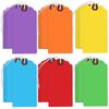300Pcs Colored Hang Tags with Elastic Strings Blank Paper Writable Tags Shipping Tags Price Tags for All Occasions