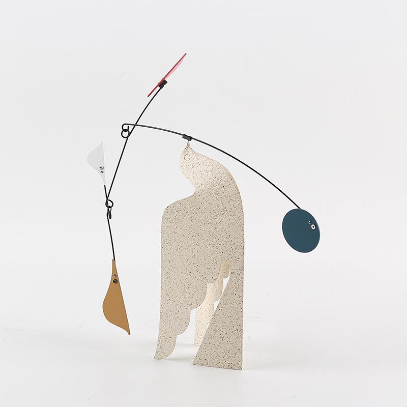 Nordic Bird Balance Metal Art Ornament for Home and Office Décor