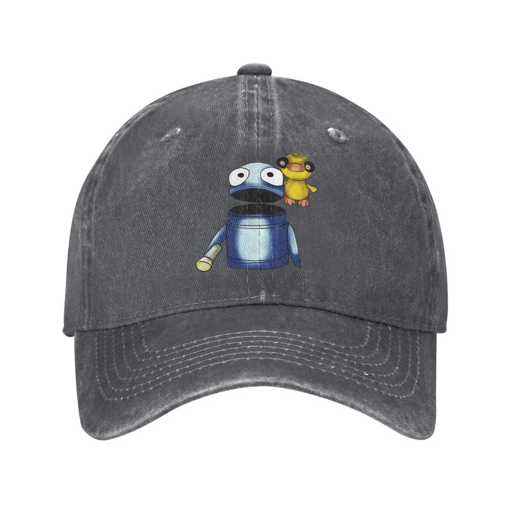R.E.P.O. Robot Horror Games  Casual Baseball Cap For Couple Women Spring  Outdoor Sport Hip Hop Hats  Sunscreen Baseball Caps