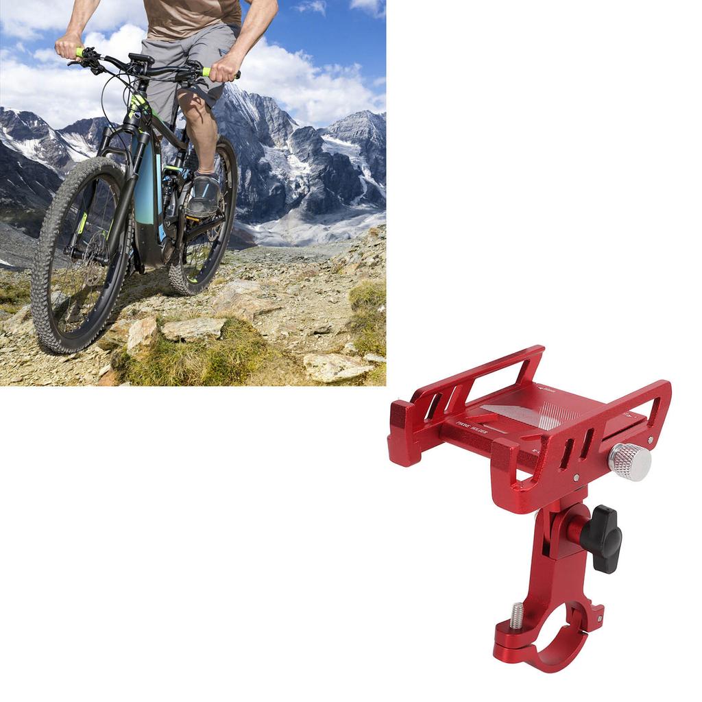 MEROCA Bike Cell Phone Holder Aluminum 360 Degrees  Rotation   Handlebar Phone Mount Stand for Mountain Bike Motorcycle