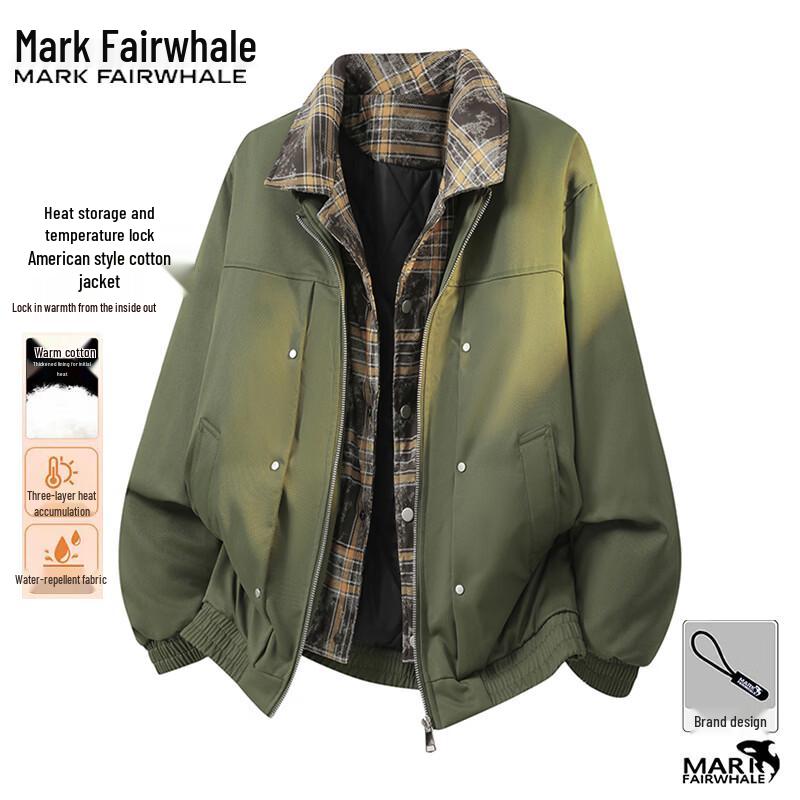 Mark Fairwhale Men's Casual Lapel Padded Jacket