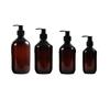 4PCS 500ml Bathroom Soap Dispenser Reusable Hand Pump Dispenser Bottle Bathroom Shower Gel Shampoo Refillable Bottle Container