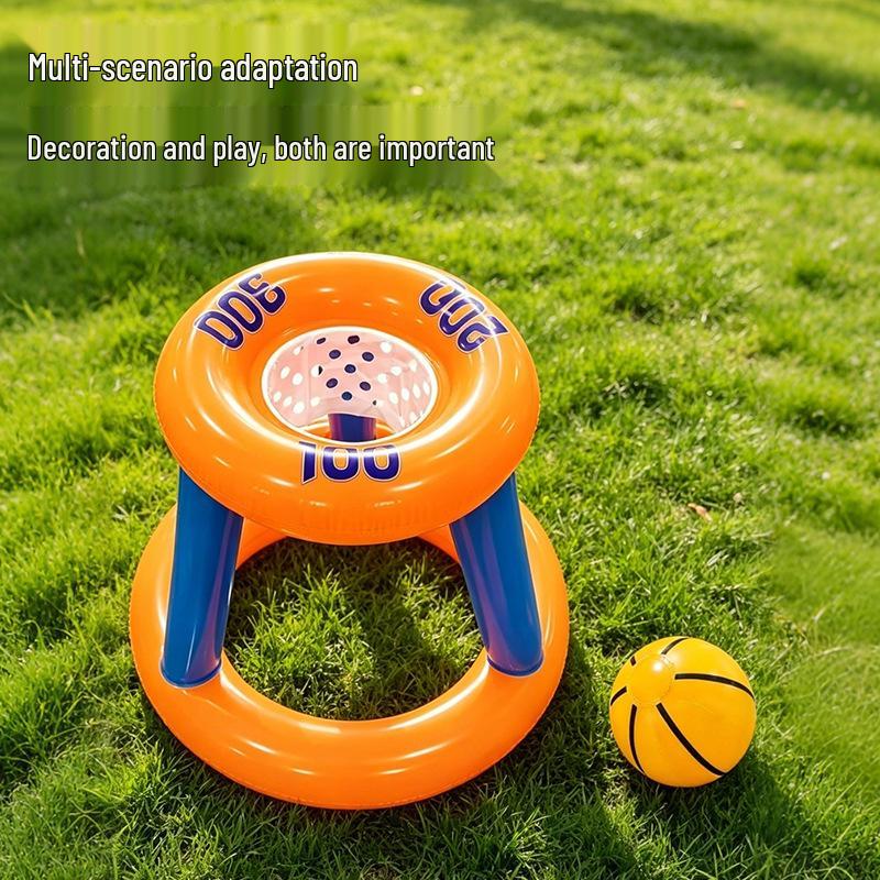 Inflatable Water Basketball Hoop for Kids - Parent-Child Play Toy Set
