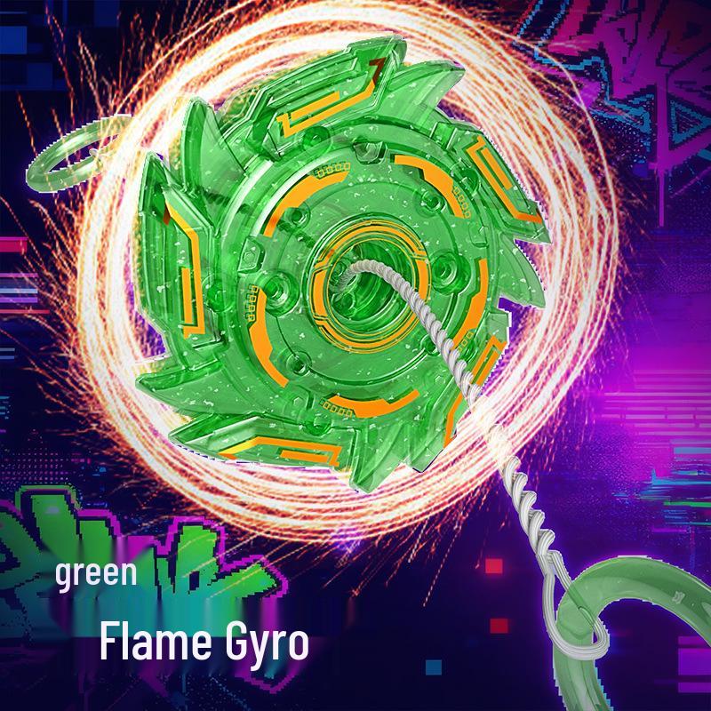 

Pull-string Flint Gyro: Luminous Explosive Spark Toy for Kids Fun & Decompression