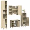 VidaXL Bathroom Furniture Set 4 Pcs Sonoma Oak, Bathroom Cabinet, Bathroom Cupboard, Furniture 3324970