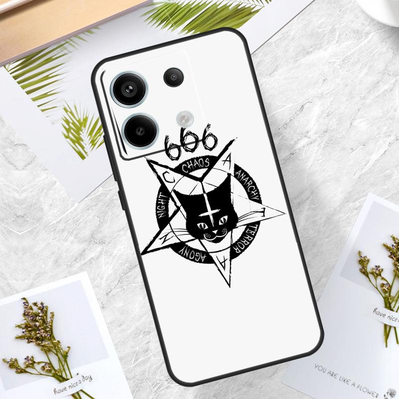 Devil Satan Case For Xiaomi Redmi Note 13 Pro 14 12 11 10 15 Pro Plus Redmi 15C 10C 12C 13C 14C 15 Cover