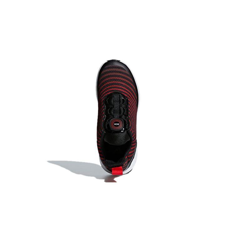 Adidas Run Uncaged Boa Trendy Breathable Low-Top Running Shoes Kids Sneakers Red Black AH2613