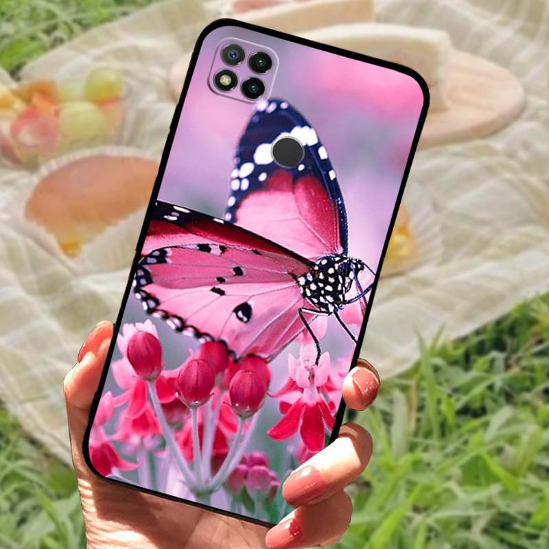 Pour Redmi 9C NFC Coque Mode Luxe Silicone Arrière de Téléphone Pour Xiaomi Redmi 9A 9C 9T Étuis Souples Anti-Choc Fundas Pare-chocs