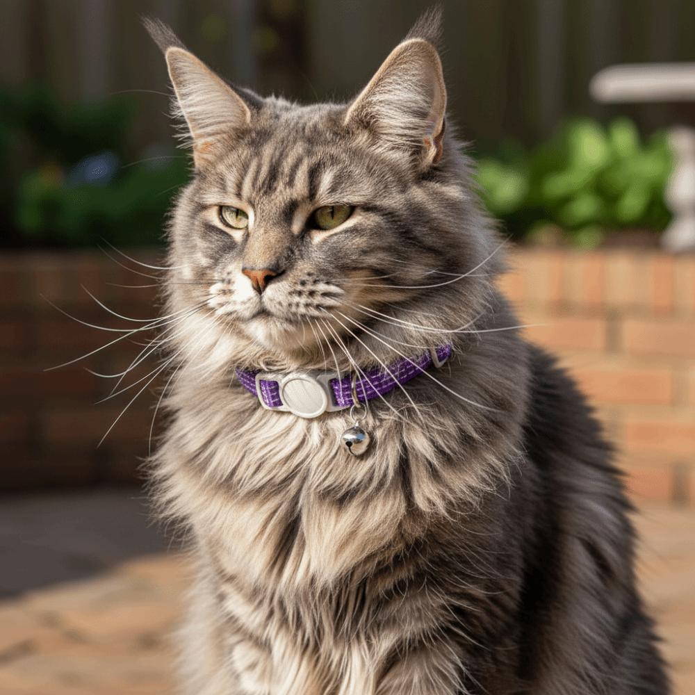 5PCS/SET Nylon Reflective Cat Collars Portable Adjustable Cat Collar Pet Collars Outdoor