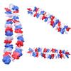 Eye-catching England Flag Wreath With Bright And Colorful Silk Flowers