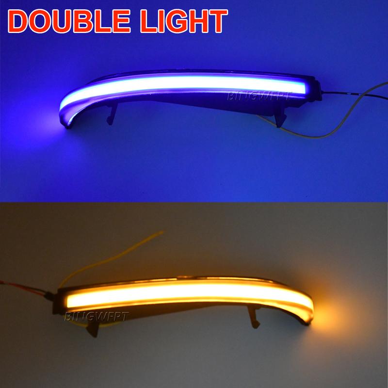 New Dynamic LED Turn Signal Blinker FR Side Mirror Indicator Light For LADA PRIORA 1Pair (Left+Right)