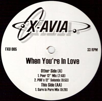 12inch Record X-AVIA - When You're In Love FXU005 FXU 1997 UK Dance & Electronica Used