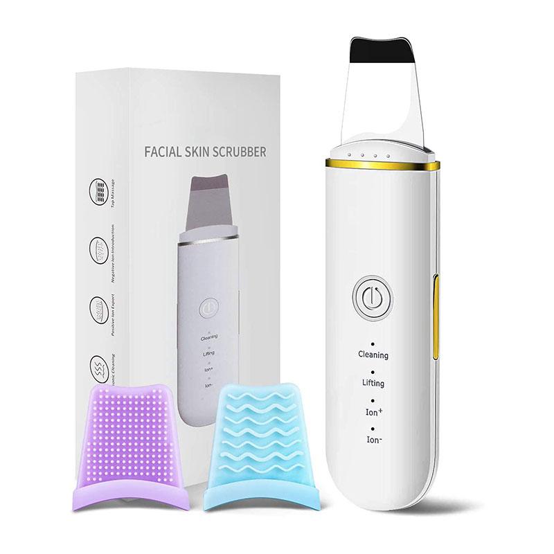KKS Beauti Produkt Gesichtsstraffung Peeling Schallschaufel Mitesserentferner Vibration Elektrisch Ultraschall Gesichtshautreiniger Spatel