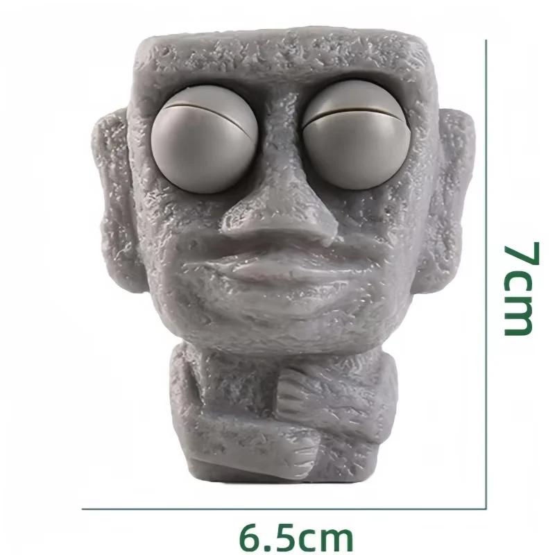 

Stone Man Releases Stress Toy Eye Popping Slow Rebound Soft Squeeze Sensory Fidget Toy For Kids Funny Stuff Adult Teen Gifts (As shown-14173)-