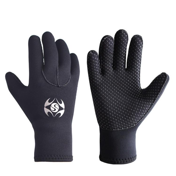 SLINX 3mm Non-slip Diving & Snorkeling Gloves - Warm, Wear-resistant, Cold-proof for Swimming & Fishing