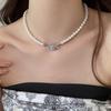 Shijia Pearl Necklace Women's Niche Light Luxury Design High-end Temperament Collarbone Chain Neck Chain Sweater Chain Bead Chain