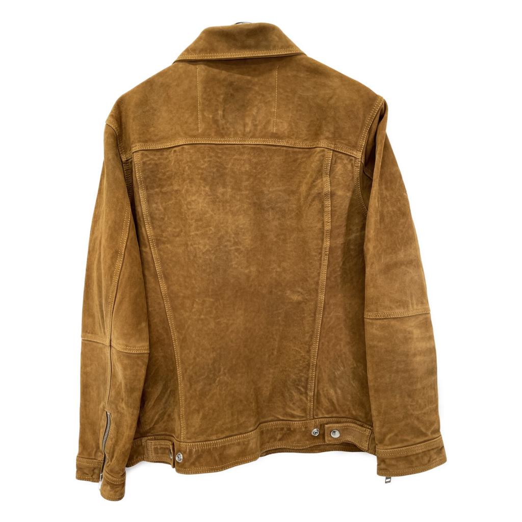 Diesel Brown Studded Suede Western Jacket Jacket S BrownUsed