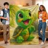 1pc 3D White Tiger Print Soft Flannel Throw Blanket Warm Cozy Fuzzy Blanket for Home Bedroom Sofa Couch