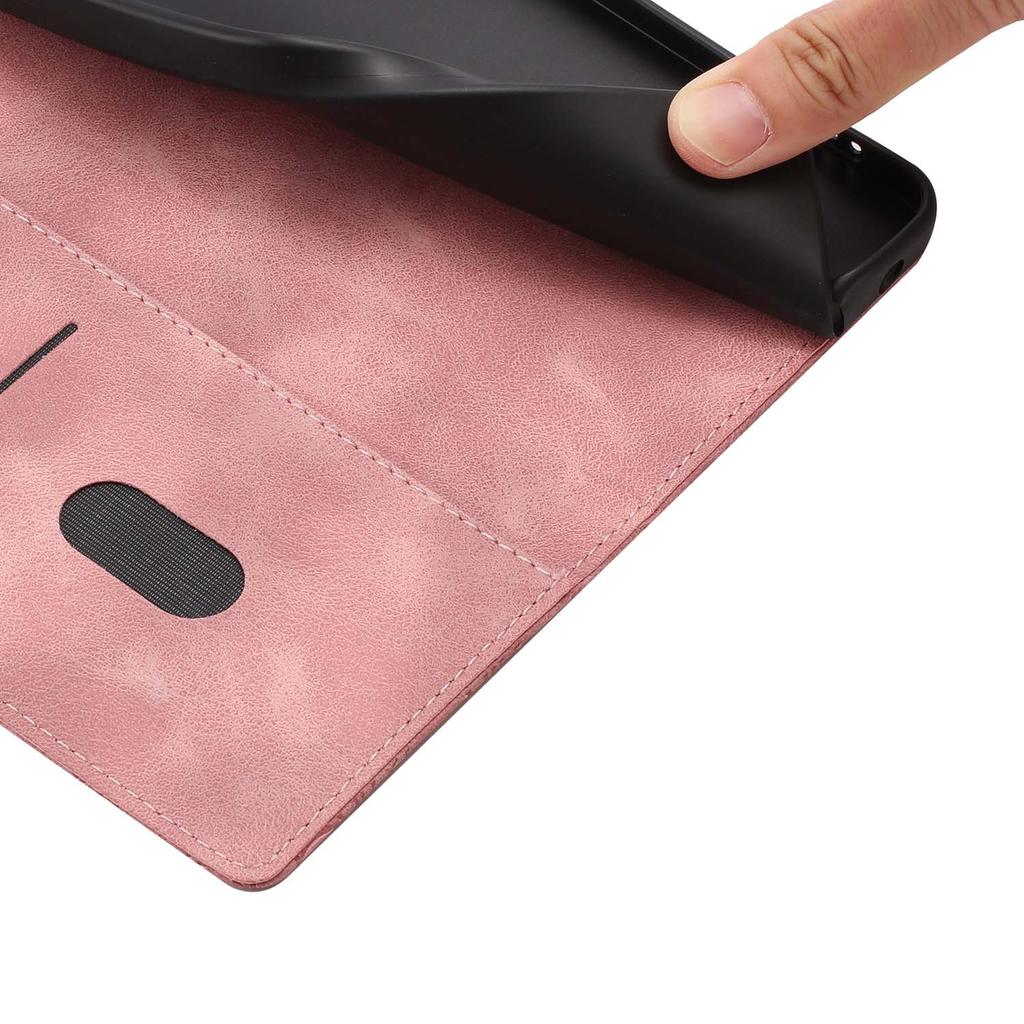 For Samsung Galaxy S24 Ultra Flip Case Cherry Blossom Pattern Leather Wallet Stand Phone Cover with Wrist Strap