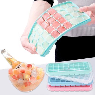 Ice Cube Tray Ordos Prevent Lid Reusable Material 1pc