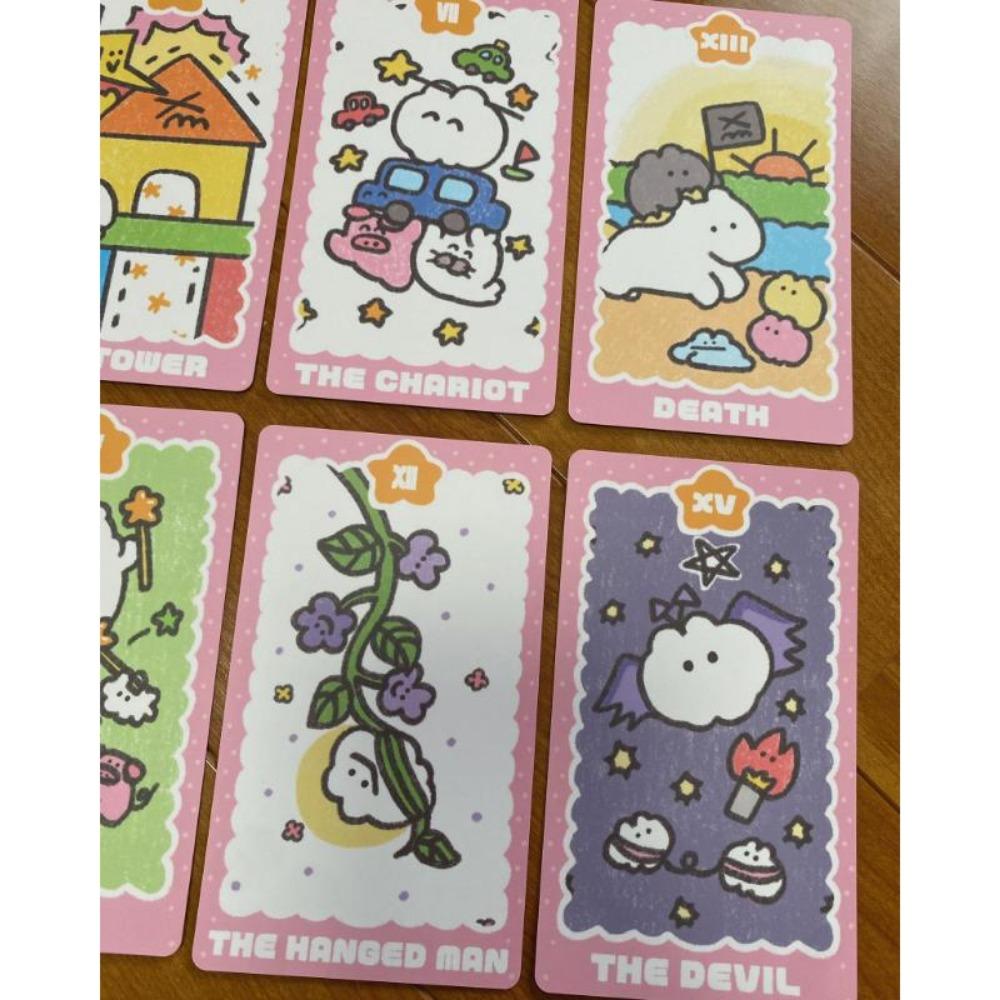 12x7cm Mokmok Chan Tarot 78 Pcs Cards Tarot Deck