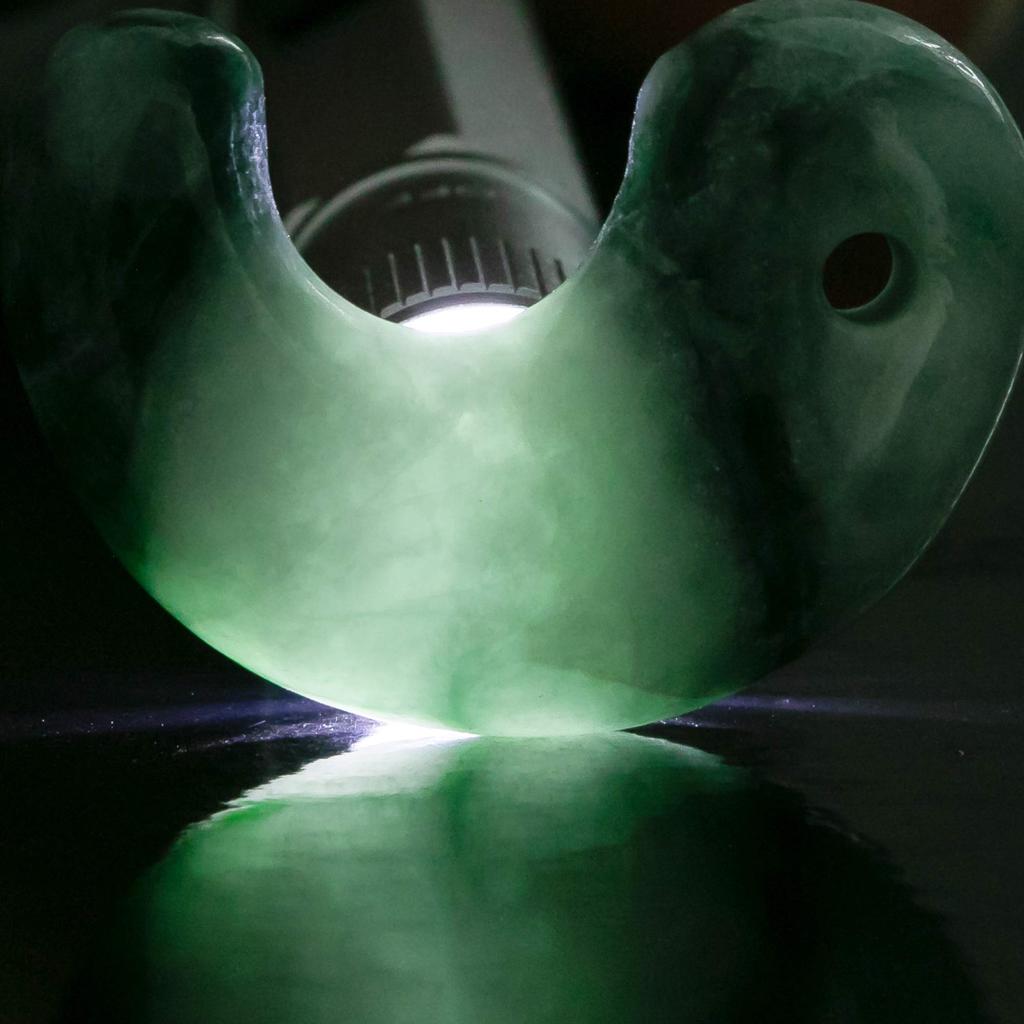 Itoigawa Natural Medium Japanese National Jomon Power Stone Jadeite Workshop Special Paulownia Wood Quality Guarantee MT0619 Jadeite, Size, Green,