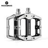 ROCKBROS Bicycle Pedals Aluminum Alloy Sealed Bearing Pedal Lightweight Mtb Road Bike Platform Pedals Non-Slip Dustproof