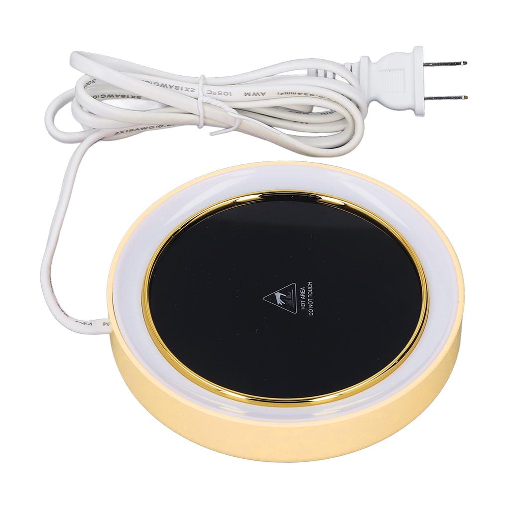 Electric Cup Warmer Constant Temperature 2 Modes LED Light Desk Cup Warmer for Office Cafe Home  AC