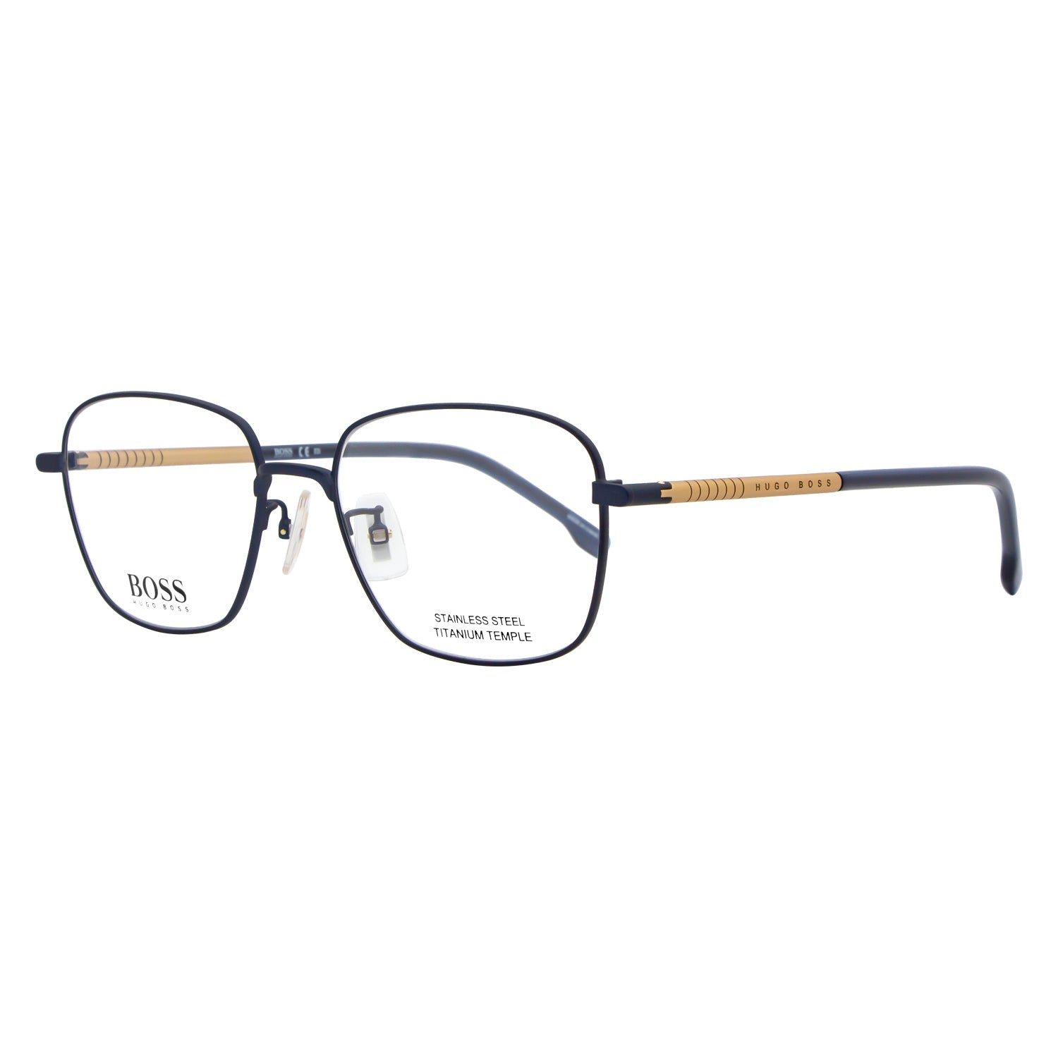 

Квадратные очки Hugo Boss BOSS1143/F Full Matte Blue, 55 мм 1143/F
