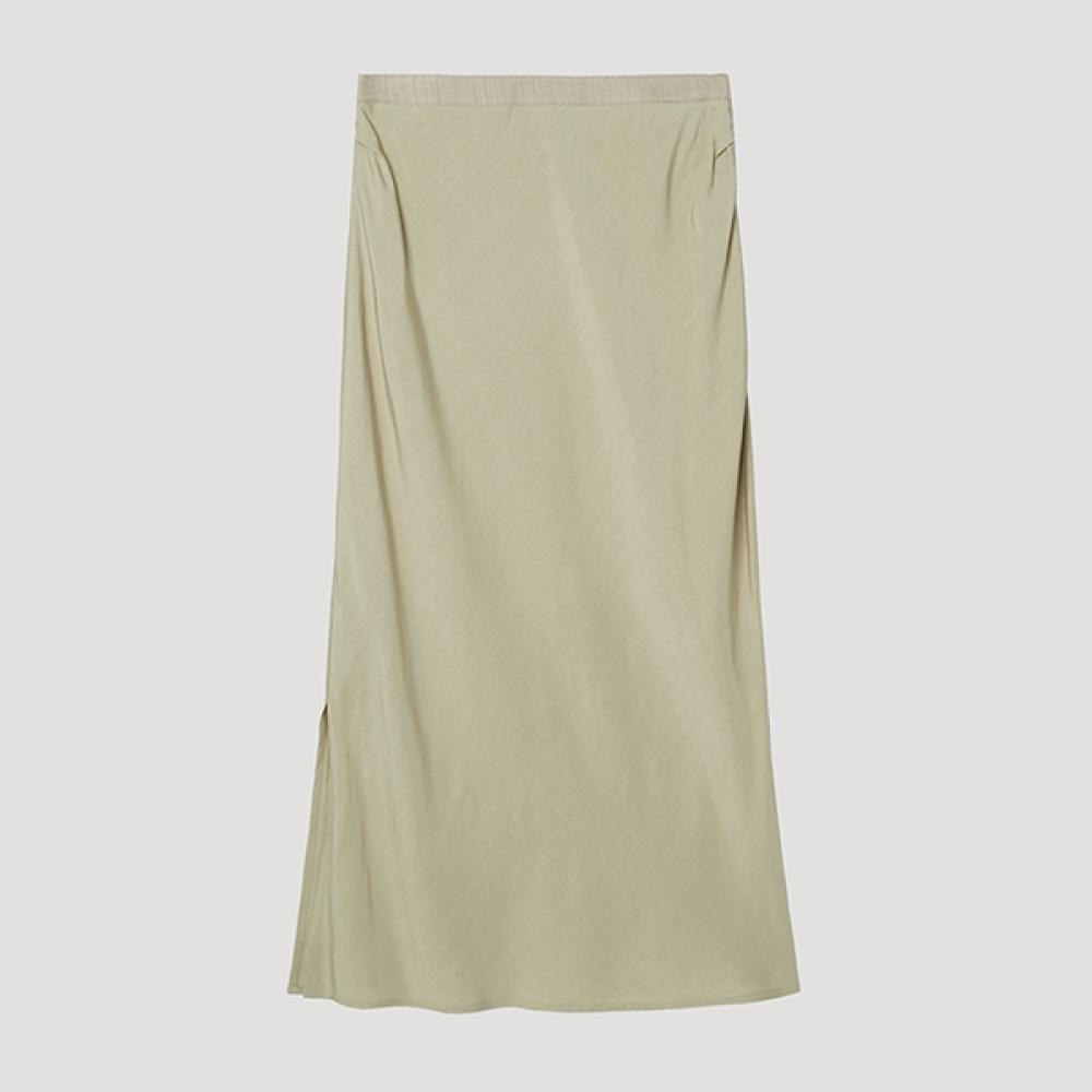 

[SHe S miSS] Back Banding H Line Long Skirt SwwSkp22070 beige/44