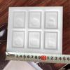 DIY Square Shape Quicksand Silicone Epoxy Mold DIY Keychain Pendant Jewelry Crafting Mould for Valentine Love Gift