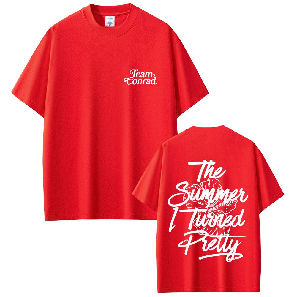 

TV Play The Summer I Turned Pretty Team Conrad Graphic T Shirts Unisex Women Fashion Trend T Shirt Casual Cotton Vintage Tshirts S