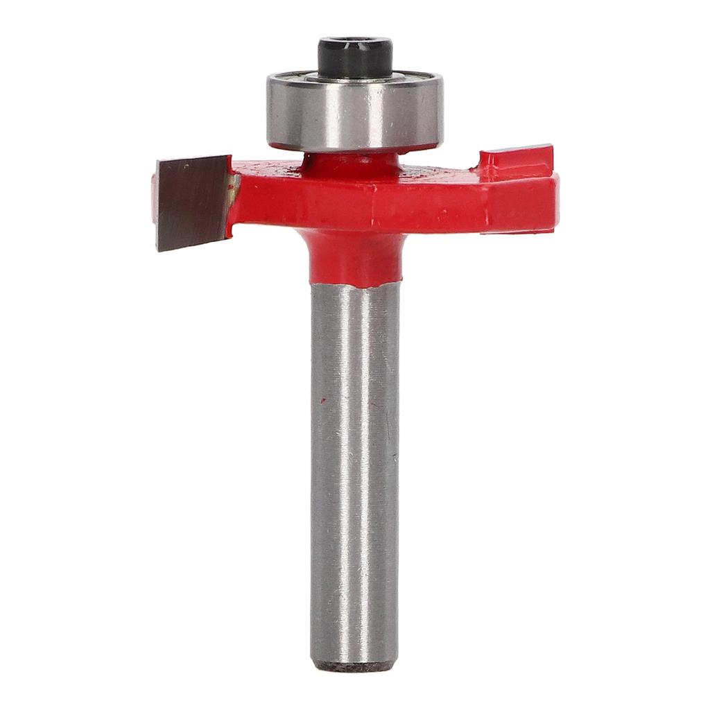 Woodworking T Shaped Router Bit 14in Shank Tungsten Steel Alloy Frame Molding Bit for Carpenter