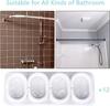Blue Ocean Shower Curtain With Underwater Scene, Starfish Shells Fish Corals And Pearls Coastal Theme Bathroom Set
